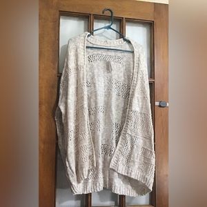 Cream Knitted Cardigan